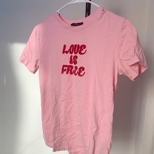 Love is Free tee